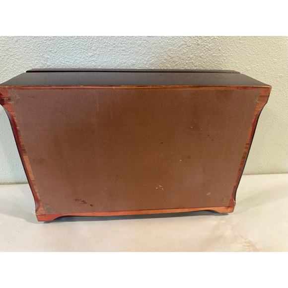 Vintage Rogers Brothers 1847 Flatware Storage Chest # 97, Drawer, Turquoise - Picture 8 of 12